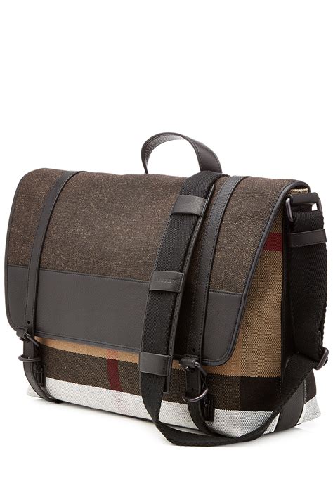 burberry male bag|Burberry messenger bag men's.